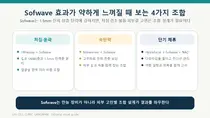 Sofwave 효과가 약하다면, 장비보다 조합을 먼저 봐야 한다