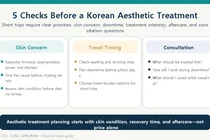 5 Things to Check Before Aesthetic Treatment, Including Travel Timing